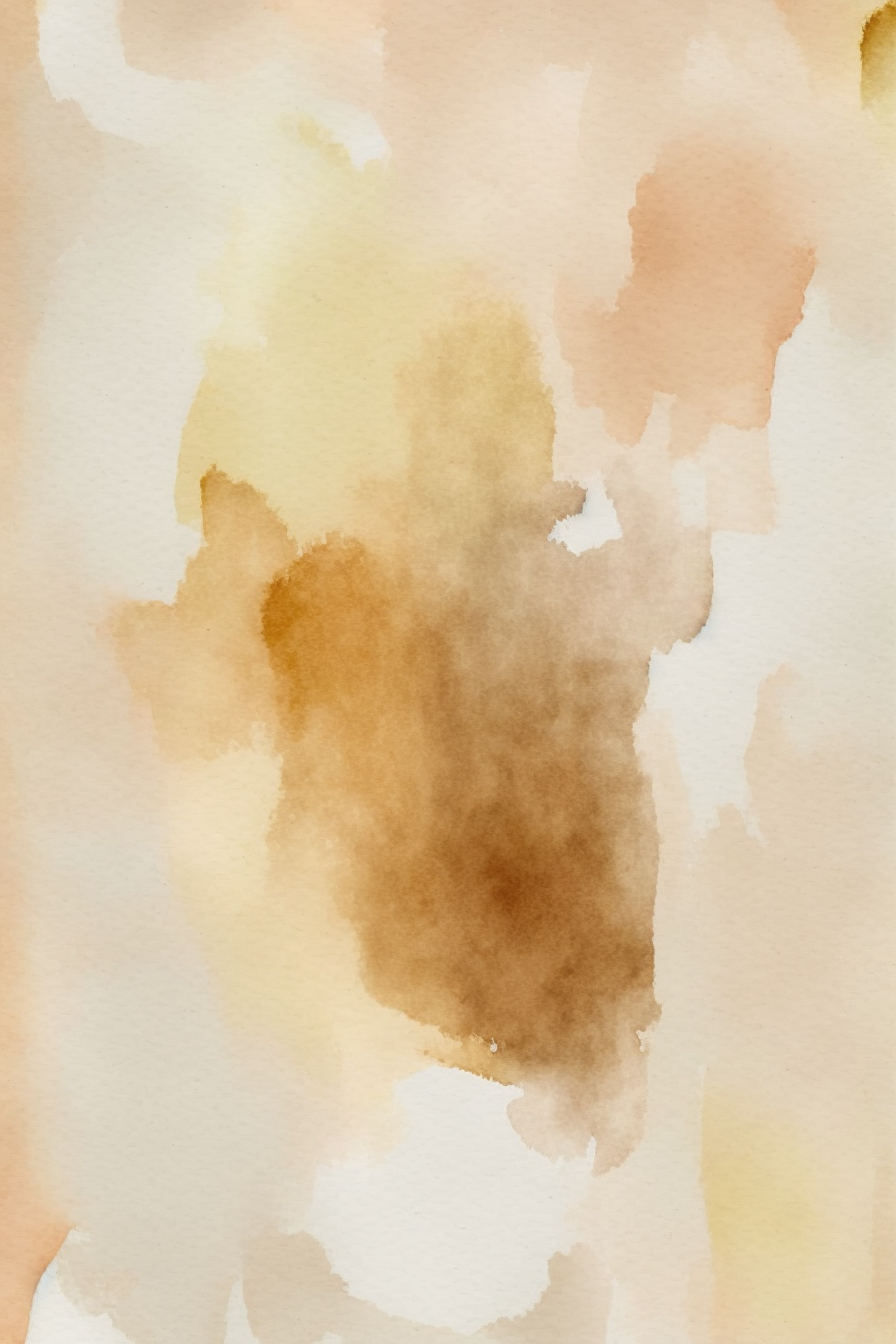 Beige Watercolour Background Portrait